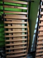 dubbel bed (1m40) +matrassenbodem, Ophalen, Gebruikt, Matras