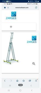 Ladder met werkplatform, dringend weg, Doe-het-zelf en Bouw, Steigers, Ophalen, Zo goed als nieuw