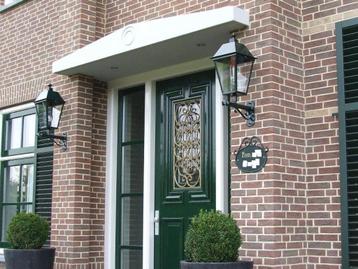 Buitenverlichting ijzeren lamp verzinkt en 2 laags gecoat. beschikbaar voor biedingen