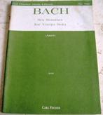 BACH 6 Sonates & Partitas voor Viool (ed. Auer) - Full Score, Muziek en Instrumenten, Strijkinstrumenten | Violen en Altviolen