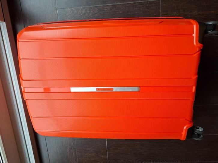 Grote reiskoffer, Bijoux, Sacs & Beauté, Valises, Comme neuf, Plastique dur, 70 cm ou plus, 45 à 55 cm, Clé, Poignée extensible