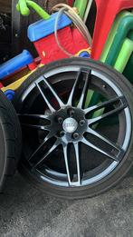 Audi velgen met semi slick steekmaat 5x112 naafdiameter 57mm, Auto-onderdelen, Banden en Velgen, Gebruikt, Velg(en), 235 mm, Personenwagen