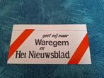 SV Waregem, oude sticker, Verzamelen, Ophalen of Verzenden