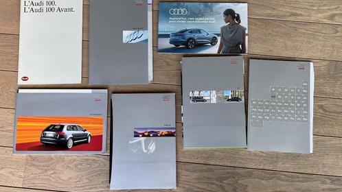 BROCHURES AUDI 100, S4, A6 – 1987 à 2021, Livres, Autos | Brochures & Magazines, Neuf, Audi, Enlèvement ou Envoi