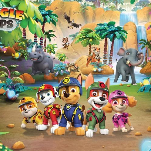 Paw Patrol behang Jungle Pups fotobehang * Muurdeco4kids, Kinderen en Baby's, Kinderkamer | Inrichting en Decoratie, Nieuw, Wanddecoratie
