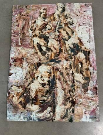 jef Gysen schilderij, Huis en Inrichting, Woonaccessoires | Kussens, Zo goed als nieuw, Ophalen