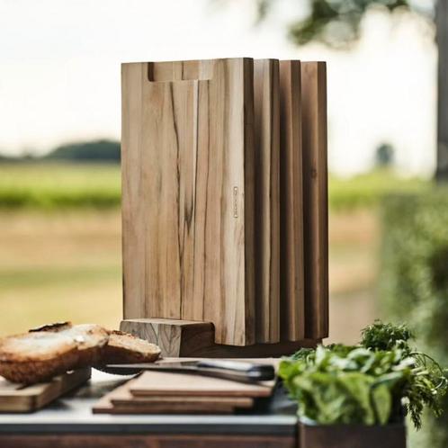Houten snijplanken teak OFYR (nieuw in verpakking), Huis en Inrichting, Keuken | Keukenbenodigdheden, Zo goed als nieuw, Ophalen of Verzenden