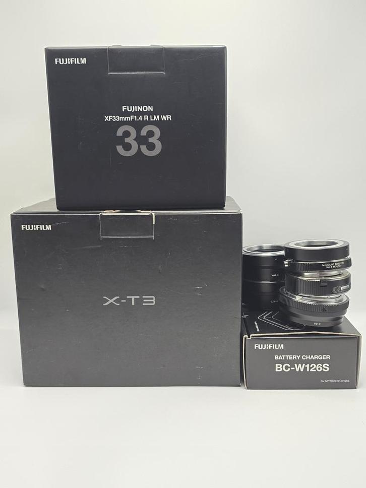 Fujifilm X-T3 kit, TV, Hi-fi & Vidéo, Appareils photo numériques, Comme neuf, Reflex miroir, Fuji, Enlèvement ou Envoi