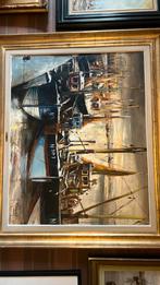 Schilderij H.Rowet, Antiek en Kunst, Ophalen