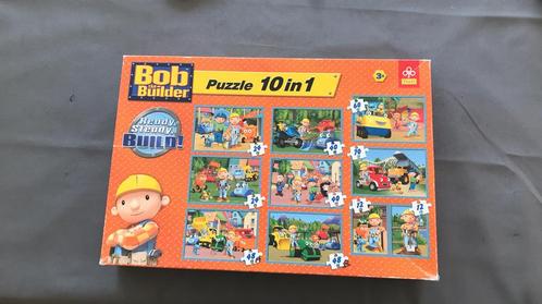 10 puzzels in 1 van Bob de Bouwer, Enfants & Bébés, Jouets | Puzzles pour enfants, Utilisé, 2 à 4 ans, 10 à 50 pièces, Enlèvement ou Envoi