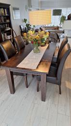 Eetkamer in  'koloniale' stijl, Ophalen, Gebruikt, 4 tot 6 stoelen