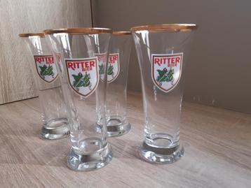 Bierglazen Ritterbier - 4 stuks