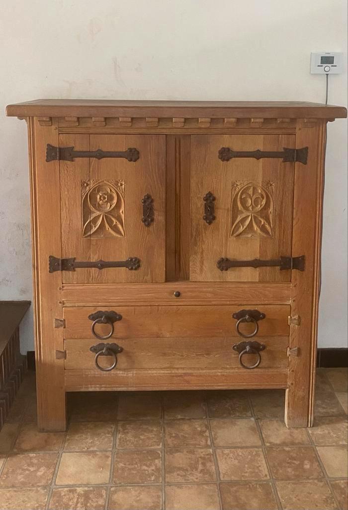 Franse volle eiken barkast prijs met overeenkomst, Huis en Inrichting, Kasten | Dressoirs, Gebruikt, 100 tot 150 cm, 50 tot 75 cm