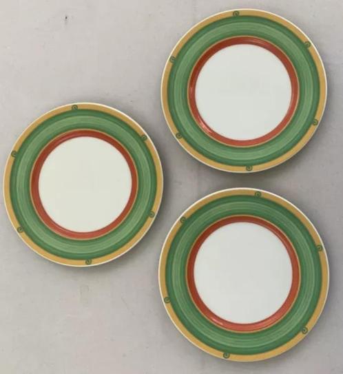 Art + Design Bella Tavola 3x Gebaksbord Gebaksborden Set Pas, Huis en Inrichting, Keuken | Servies, Zo goed als nieuw, Verzenden