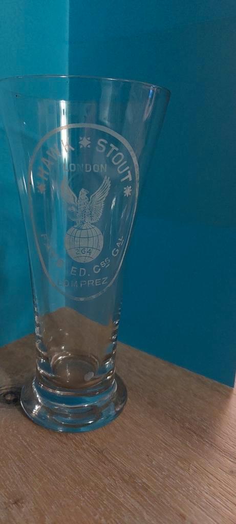 Gezuurd Hawk Stout LOMPREZ Luxemburg 1940??, Verzamelen, Biermerken, Ophalen of Verzenden