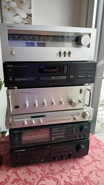 amplificateur radio turner casette deck divers hifi vintage, Enlèvement ou Envoi, Double, Sony, Auto-reverse