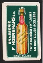 1 Rare Carte à Jouer Publicitaire BRASSERIE/ BIERE BELGIQUE, Envoi, Comme neuf, Carte(s) à jouer