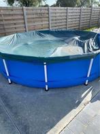 Zwembad met filter, afdekzeil en solarbol, 300 cm of meer, 200 tot 400 cm, Rond, Gebruikt