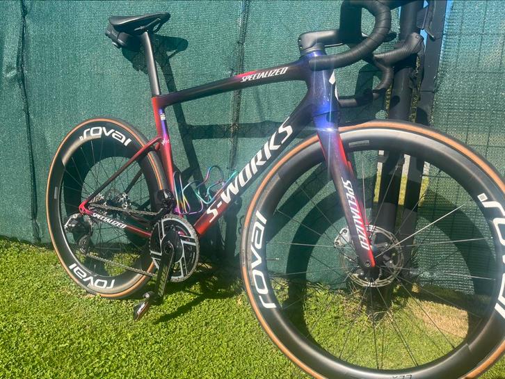 Specialized S-Works Tarmac SL8 - Limited Edition SDWorx - 56, Fietsen en Brommers, Fietsen | Racefietsen, Zo goed als nieuw, Titanium