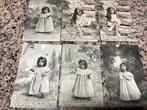 Lot 6 oude postkaarten kinderen, Verzamelen, Ophalen of Verzenden, Voor 1920, Gelopen, Kinderen