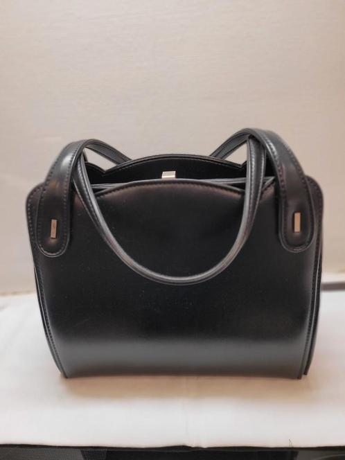 Vintage handtas, handschoenen, sjaaltje, haarnetjes, .., Handtassen en Accessoires, Tassen | Damestassen, Handtas, Zwart, Ophalen of Verzenden