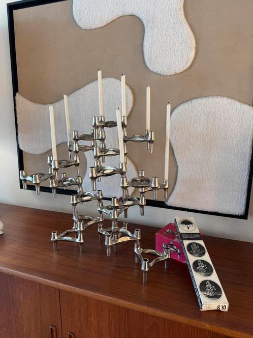 Vintage BMF Stoff Nagel Kandelaar, Huis en Inrichting, Woonaccessoires | Kandelaars en Kaarsen, Gebruikt, Kandelaar, Ophalen