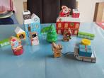 Houten blokkenset Kerst, Kinderen en Baby's, Ophalen, Zo goed als nieuw, Rekenen