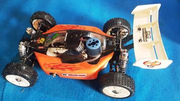 Competitie 1/8 Nitro buggy met een Rossi GT 3.5cc (.21) beschikbaar voor biedingen