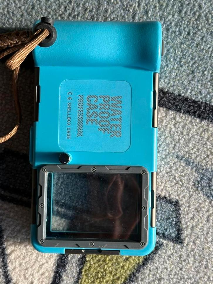 Onderwater / duik hoes Shellbox case 2e generatie, Audio, Tv en Foto, Fotografie | Onderwatercamera's, Zo goed als nieuw, Ophalen