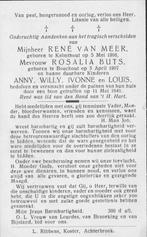 Oorlog, Verzamelen, Bidprentjes en Rouwkaarten, Ophalen of Verzenden, Bidprentje