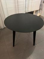 Zwarte tafel 120 cm diameter, Huis en Inrichting, Tafels | Eettafels, Ophalen, Nieuw