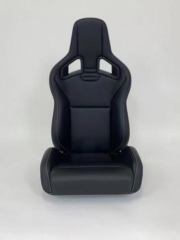 RECARO Sportster CS Leder Zwart Met Wit Stiksel beschikbaar voor biedingen