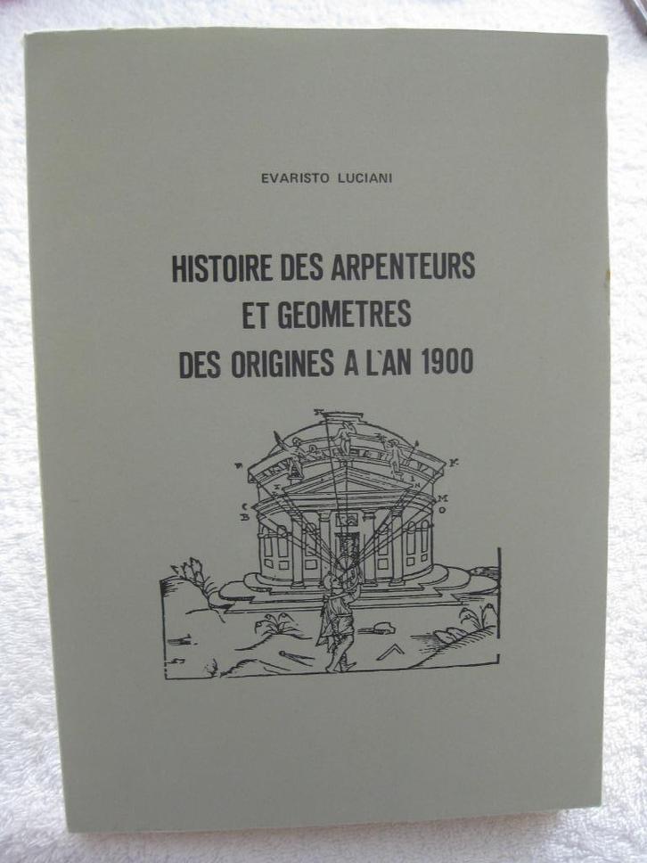 Géomètres - architecture – Evaristo Luciani - 1978, Boeken, Techniek, Gelezen, Ophalen of Verzenden