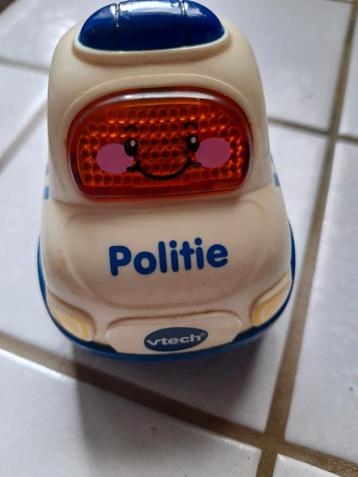 V-tech, politiewagen, PIET, muzikale auto met accu  beschikbaar voor biedingen
