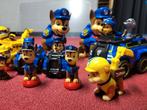 Pakket Paw Patrol Patroller Racebaan figuurtjes auto's enz, Ophalen, Gebruikt
