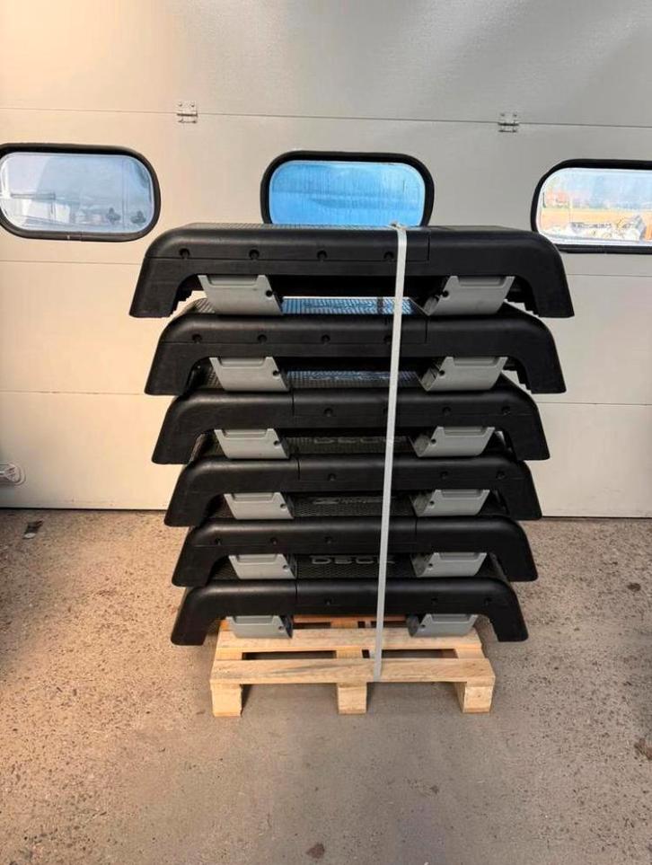 Reebok step decks / deck / stepbank / step bank / steppers, Sport en Fitness, Fitnessmaterialen, Gebruikt, Overige typen, Armen