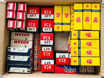 Tubes radio ECF86 PCF86 6F7 9001 9003 9006 (NOS) beschikbaar voor biedingen