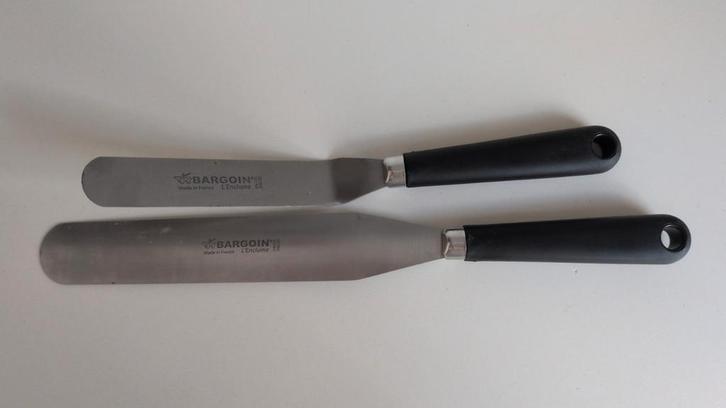 Pâtisserie : Spatules inox /gateaux, Huis en Inrichting, Keuken | Bestek, Zo goed als nieuw, Ophalen