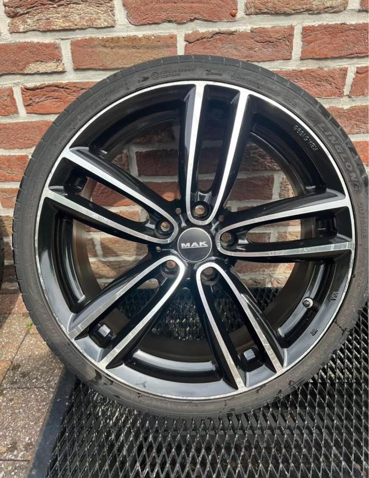 Ik verkoop mijn mak velgen+zomerbanden, Auto-onderdelen, Banden en Velgen, Velg(en), Zomerbanden, Ophalen