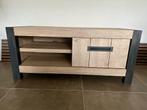 TV kast 114x48x50, Ophalen, 100 tot 150 cm, Eikenhout, Zo goed als nieuw