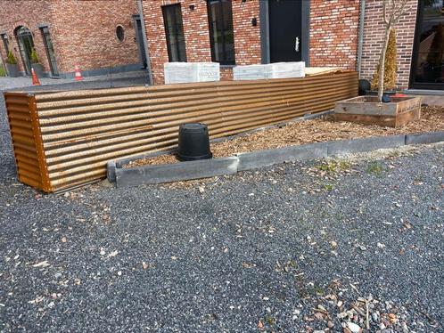 Cortenstaal plantenbak 580cm x 50cm x 70cm, Tuin en Terras, Bloembakken en Plantenbakken, Zo goed als nieuw, Overige materialen