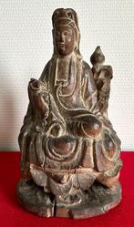 Oud houtsnijwerk Qing-dynastie 1644-1911, Antiek en Kunst, Ophalen of Verzenden