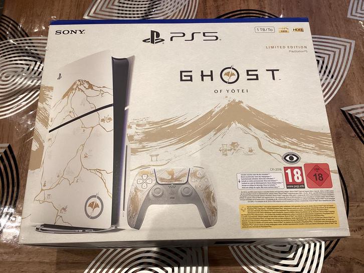 Playstation PS5 edition limitee ghost of yotei neuve, Games en Spelcomputers, Spelcomputers | Sony PlayStation 5, Zo goed als nieuw