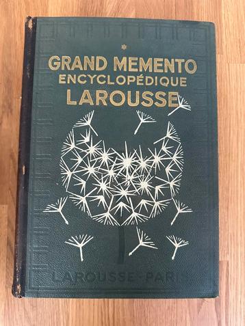 Grand Memento Encyclopédique Larousse (1936 & 1937) beschikbaar voor biedingen