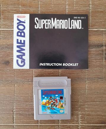 Super Mario Land (Gameboy/USA) + Handleiding beschikbaar voor biedingen