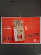 Reclamebord blik reine elisabeth, Ophalen, Gebruikt, Reclamebord