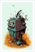 STAR WARS Scrap Yard Power Droid screen print Jeff Soto, Collections, Star Wars, Enlèvement, Neuf, Livre, Poster ou Affiche