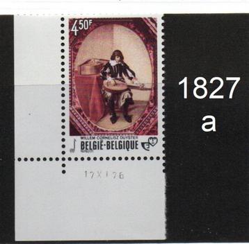 Timbre neuf ** Belgique N 1827a beschikbaar voor biedingen