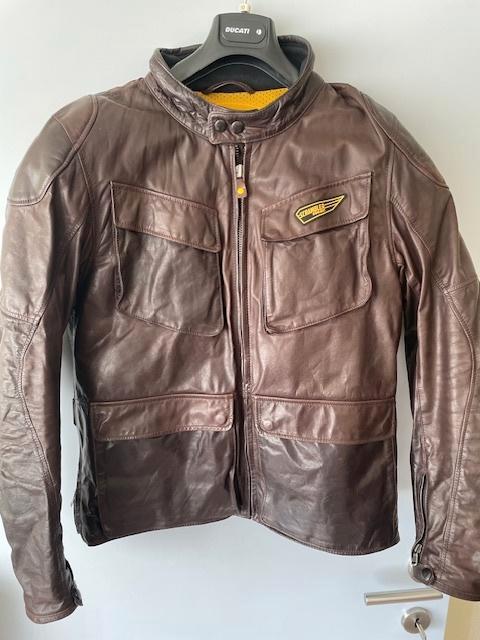 originele Ducati Scrambler D.G. leren motorjas, Motoren, Onderdelen | Ducati, Gebruikt, Ophalen of Verzenden