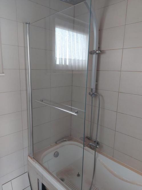 glazen douchewand voor bad, Doe-het-zelf en Bouw, Sanitair, Gebruikt, Overige typen, Glas, Ophalen